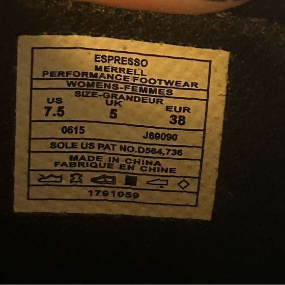 Merrell Dassie slip on buckle genuine leather espresso brown shoe slide clog 7.5 - Picture 7 of 7